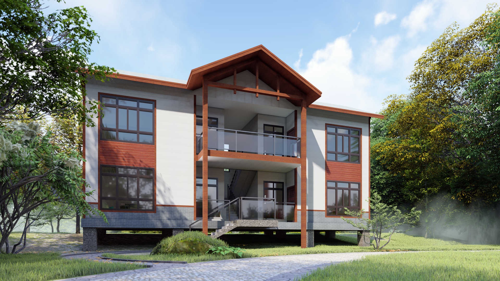 别墅项目 板材型号：PB9003，PBW32-07